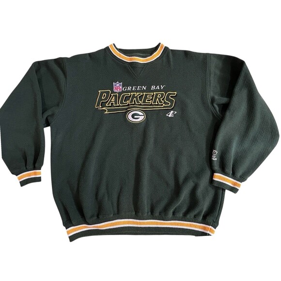 Vintage Green Bay Packers Sweatshirt XL 90s NFL Pro Line Logo Athletic Pullover - Picture 1 of 8